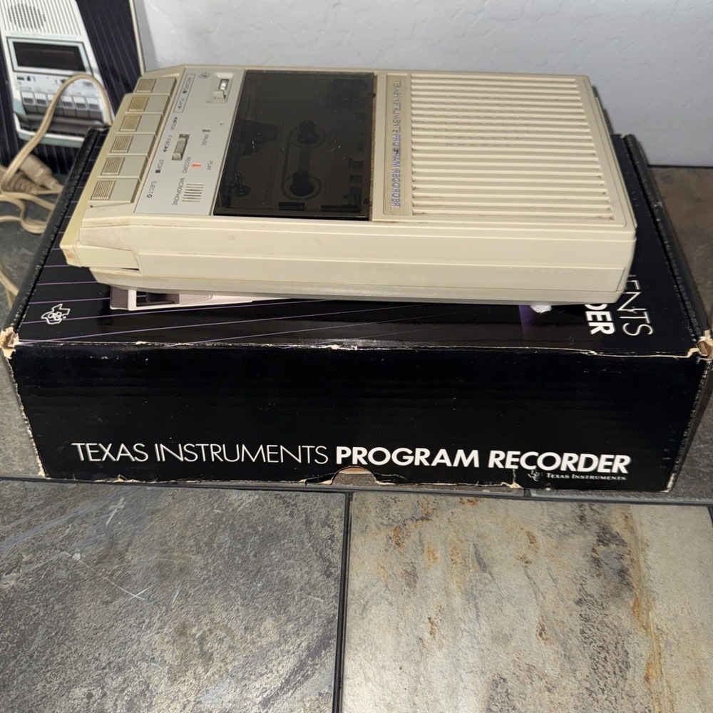 1982 TEXAS INSTRUMENTS Program Recorder PHP2700 In Box Fully Tested - Picture 6 of 11